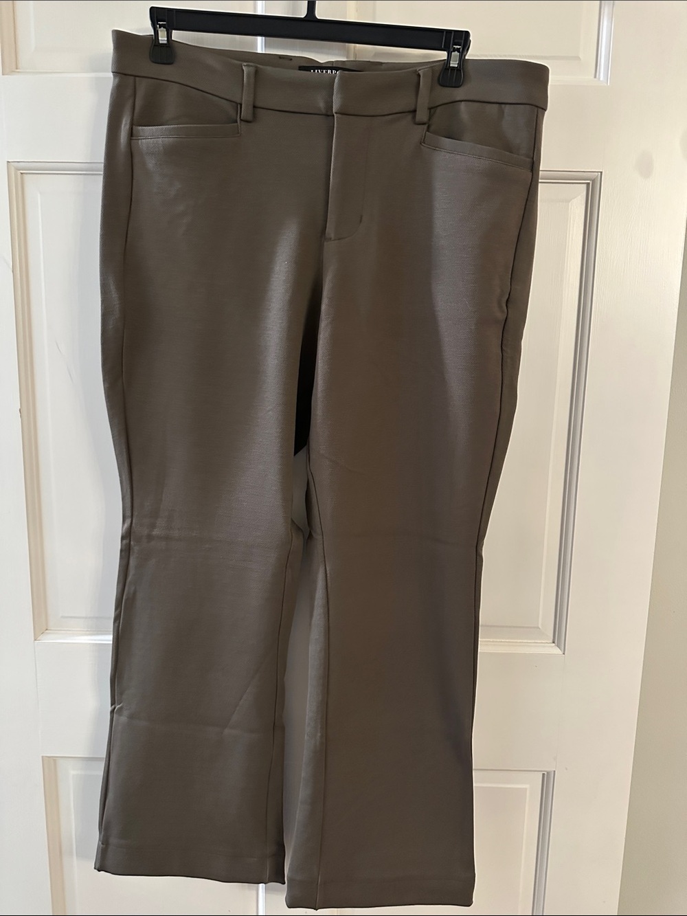Liverpool Women's Boot-Cut Pants in Taupe